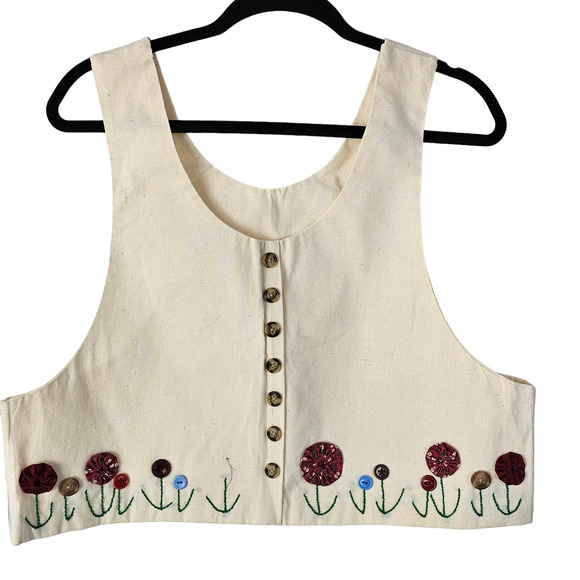 Vintage Kindred Spirit Yoyo vest and tiered skirt pattern - Picture 3 of 4